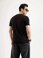 Basic Regular Fit T-Shirt For Men - Black
