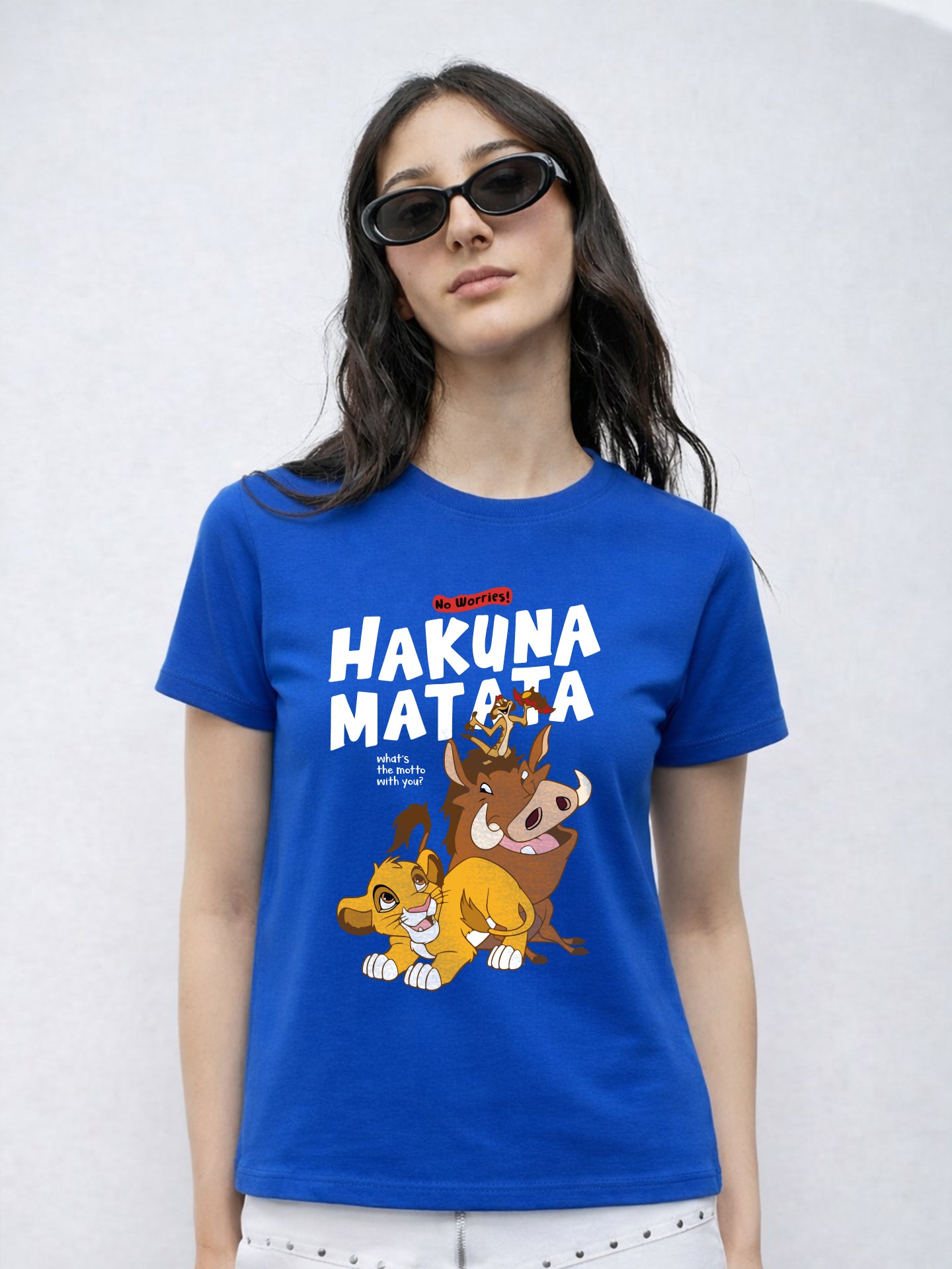 Regular Fit T-Shirt For Women - Hakuna Matata