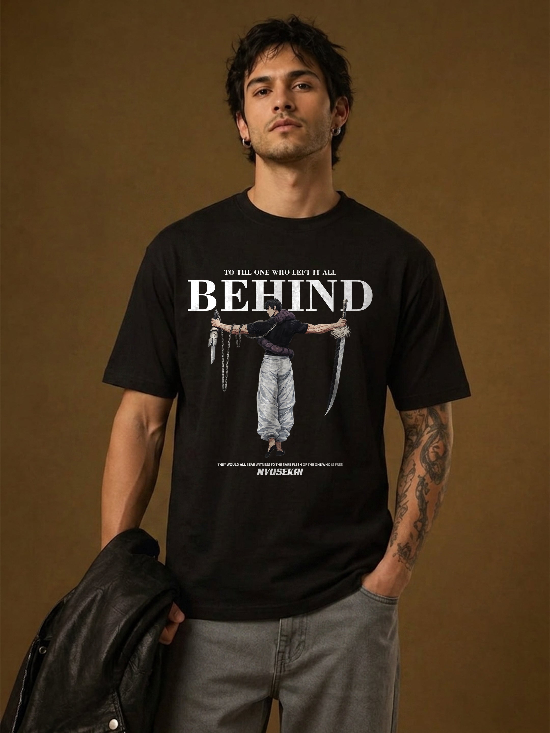 Regular Fit T-Shirt For Men - Behind