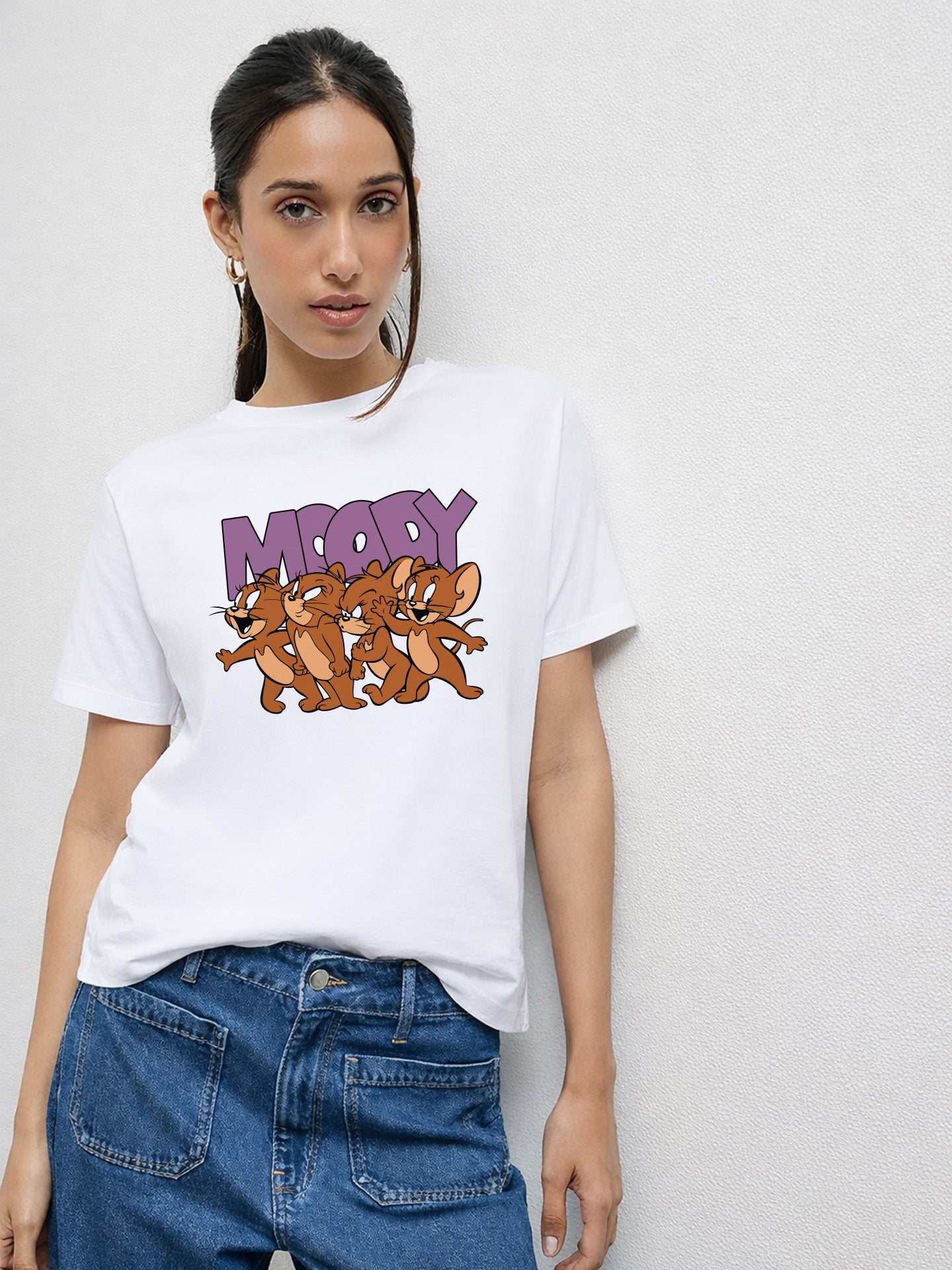 Regular Fit T-Shirt For Women - Moddy