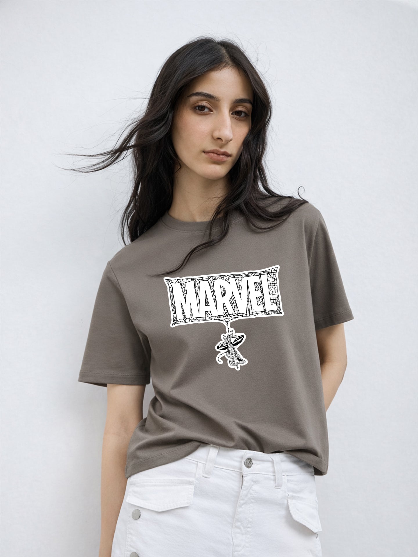 Regular Fit T-Shirt For Women - Marvel Spider