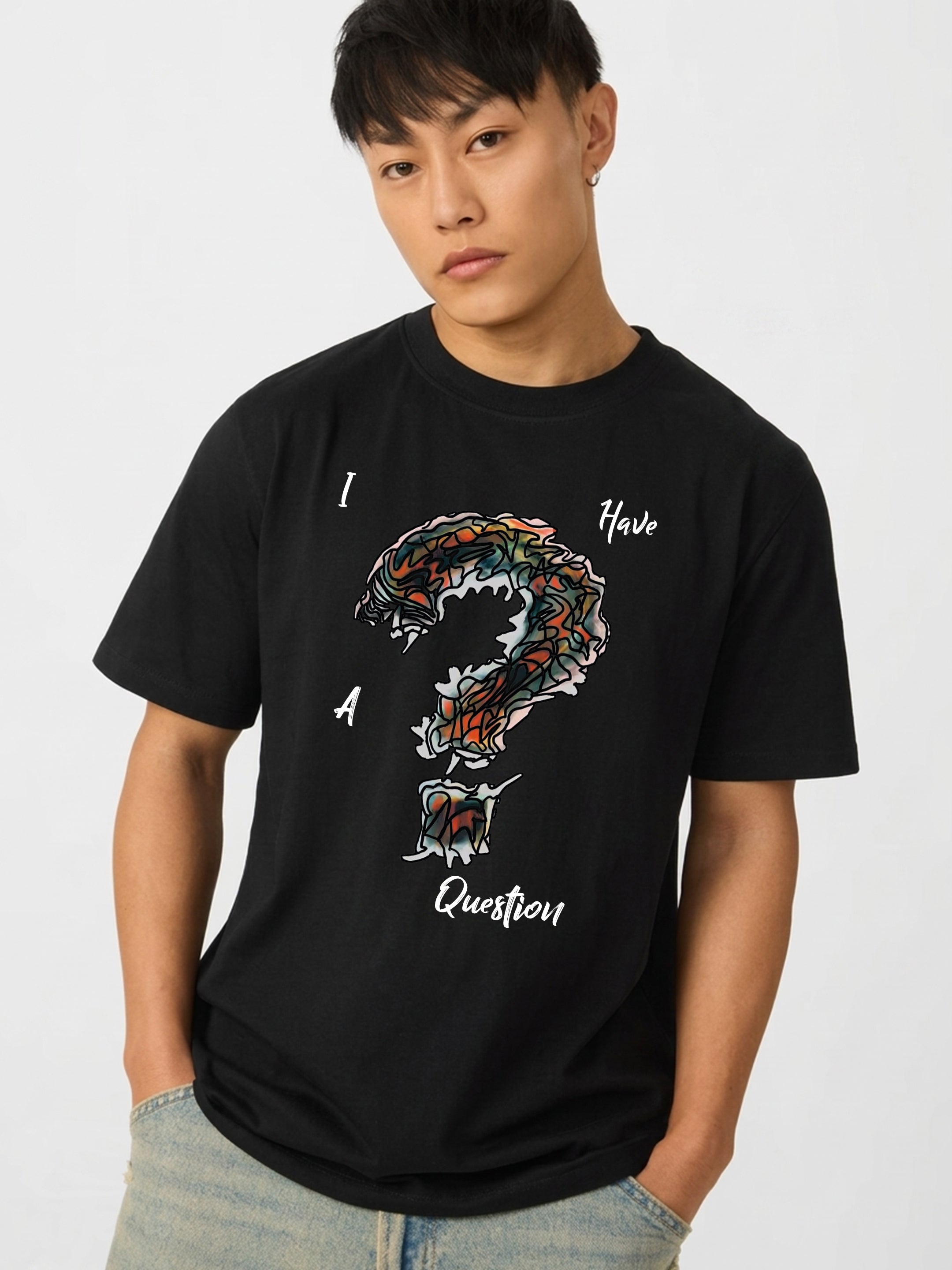 Regular Fit T-Shirt For Men - Question