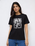 Regular Fit T-Shirt For Women - Monalisa