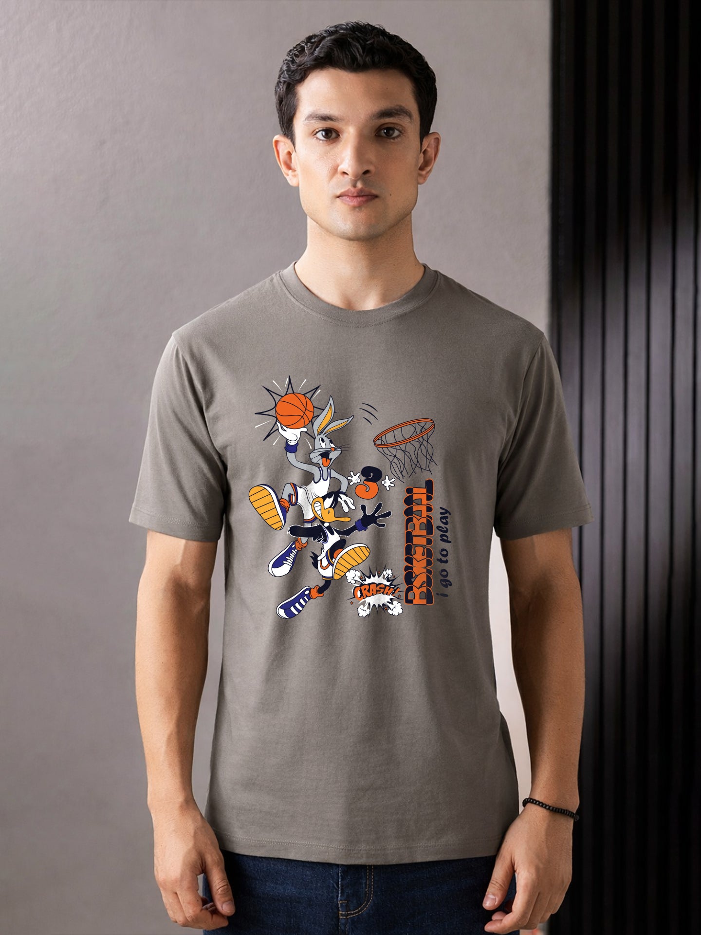 Regular Fit T-Shirt For Men - Basket Ball