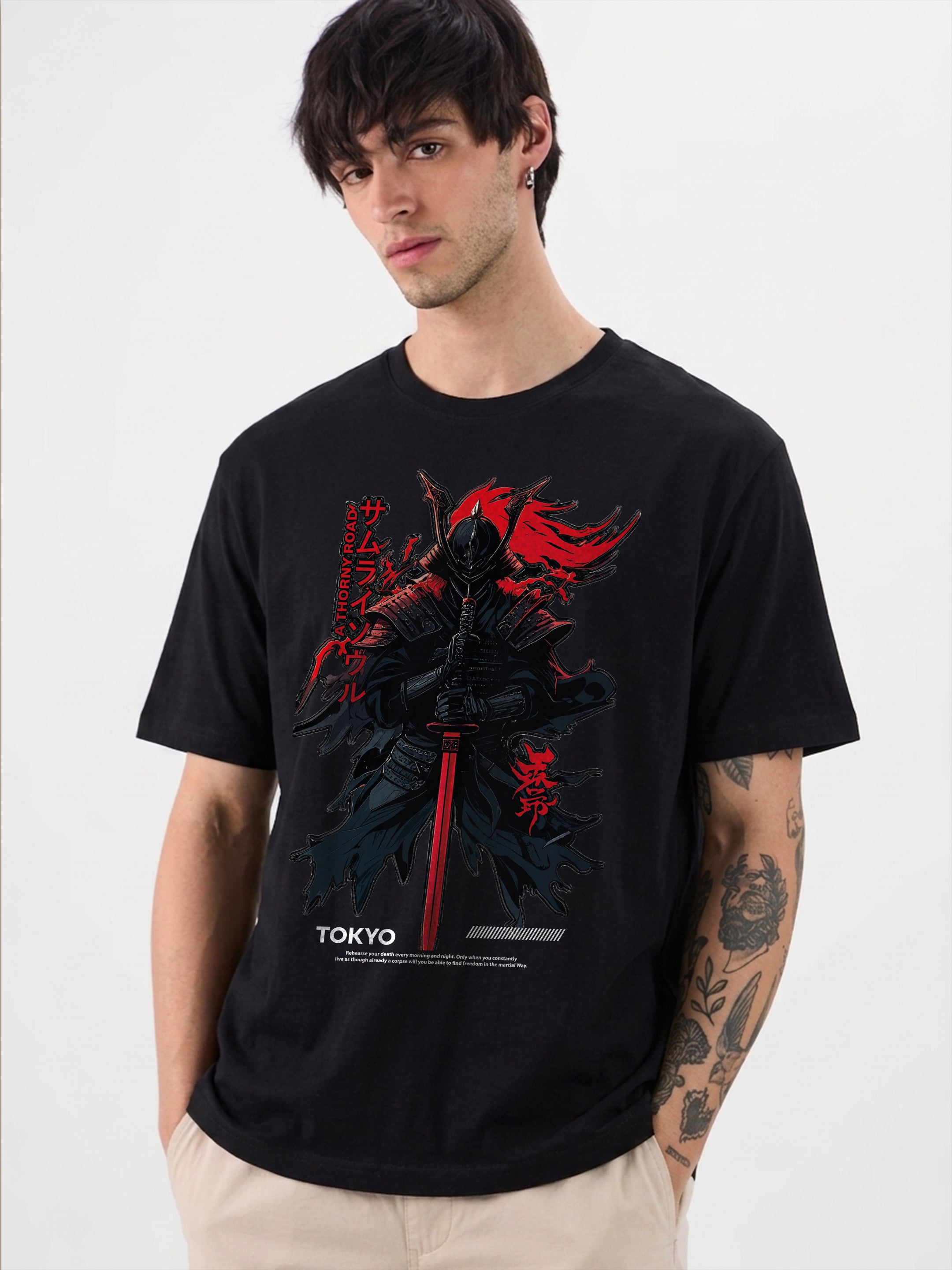 Regular Fit T-Shirt For Men - Samurai
