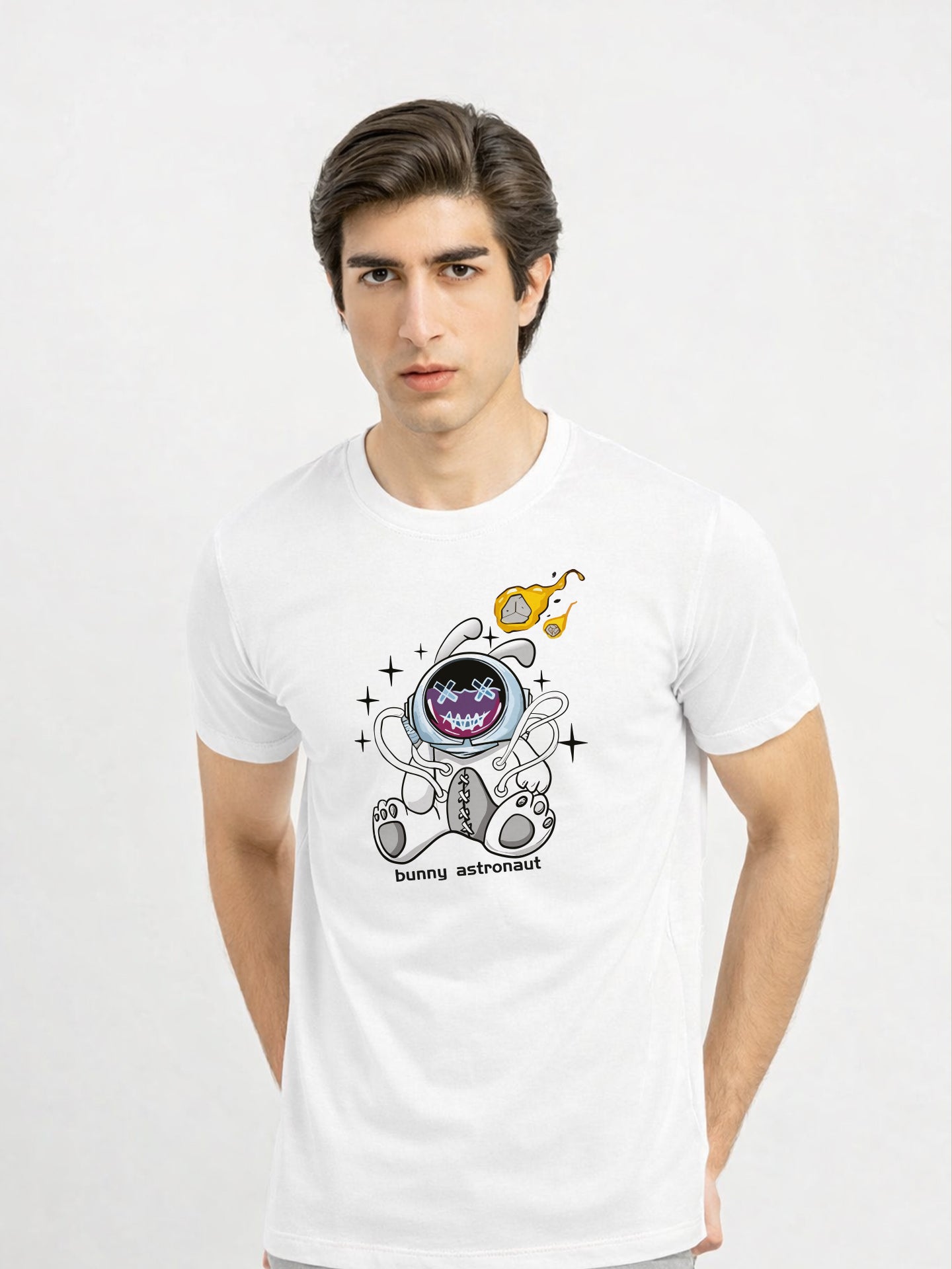Regular Fit T-Shirt For Men - Bunny Austronuts