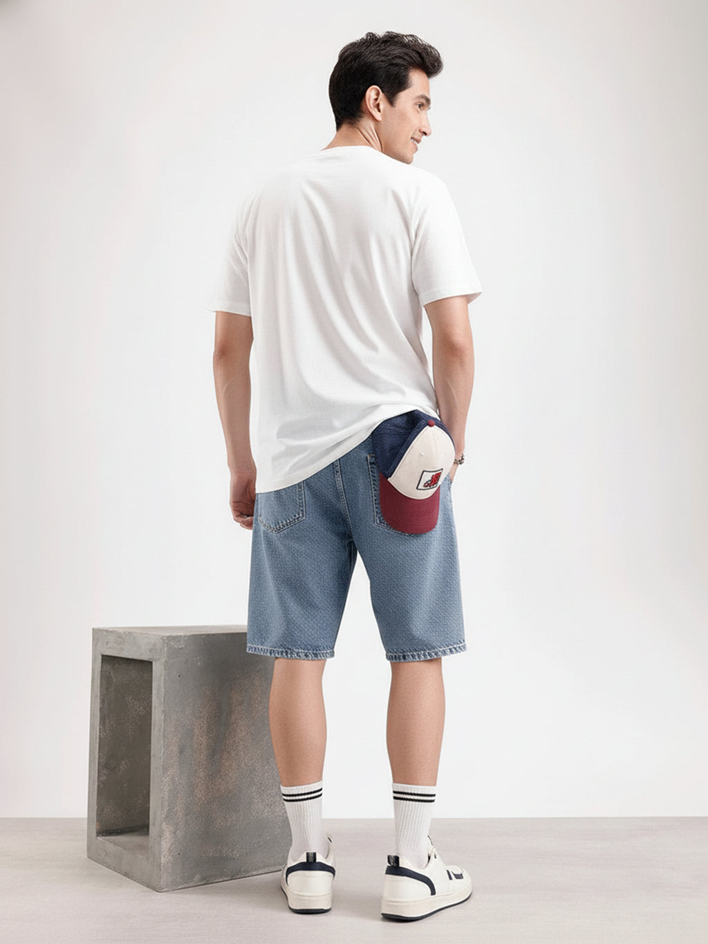 Basic Regular Fit T-Shirt For Men - White