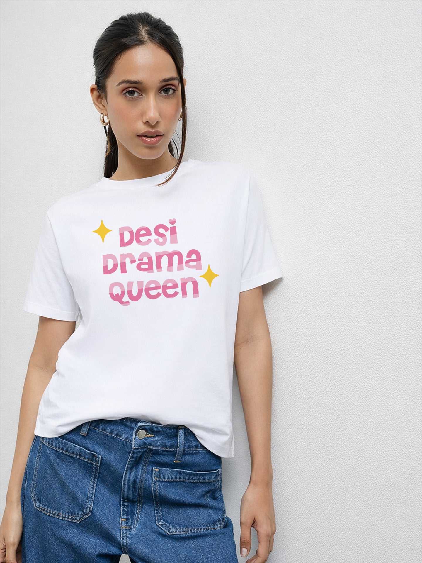 Regular Fit T-Shirt For Women - Drama Queen