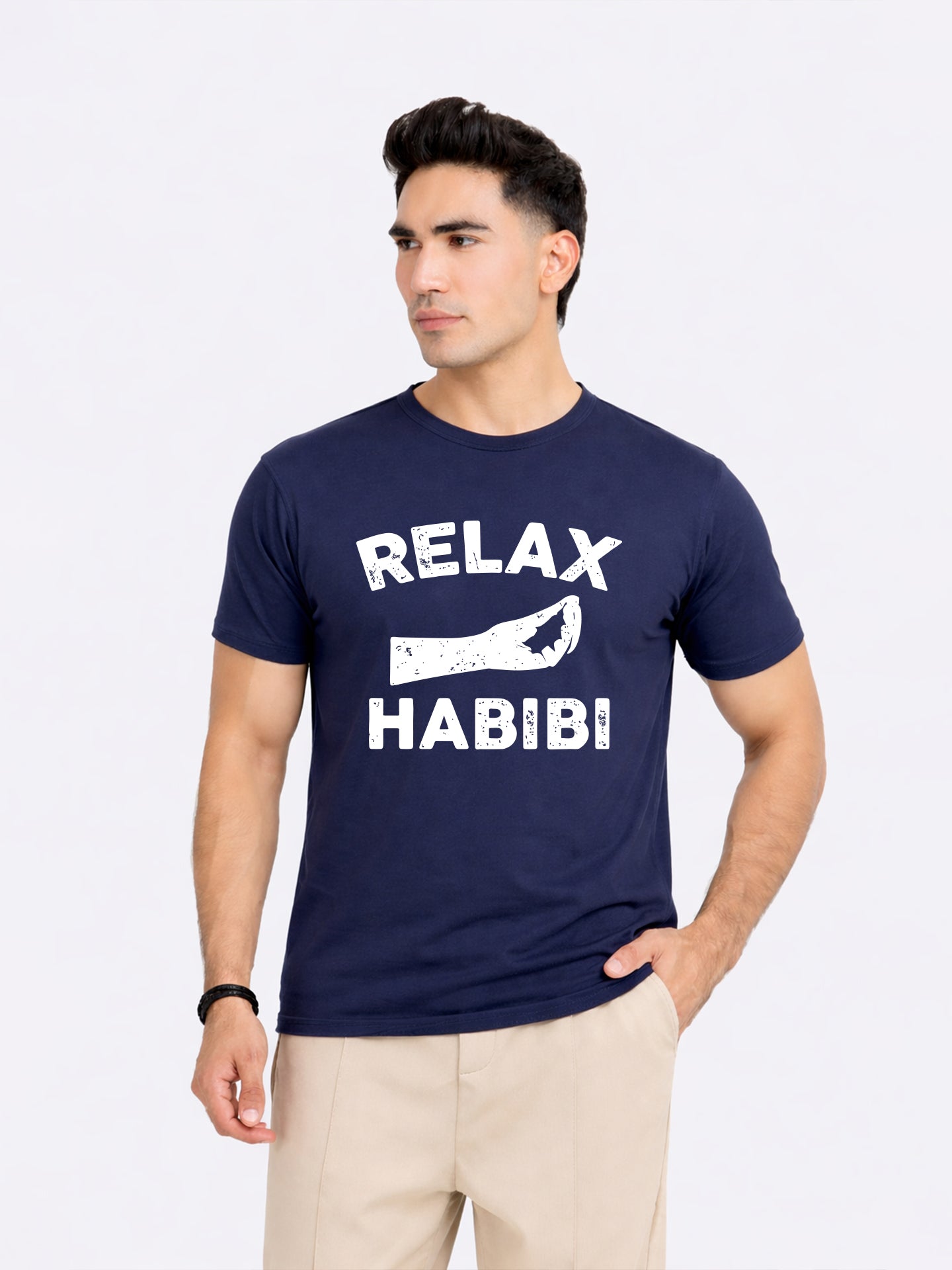 Regular Fit T-Shirt For Men - Relax Habibi