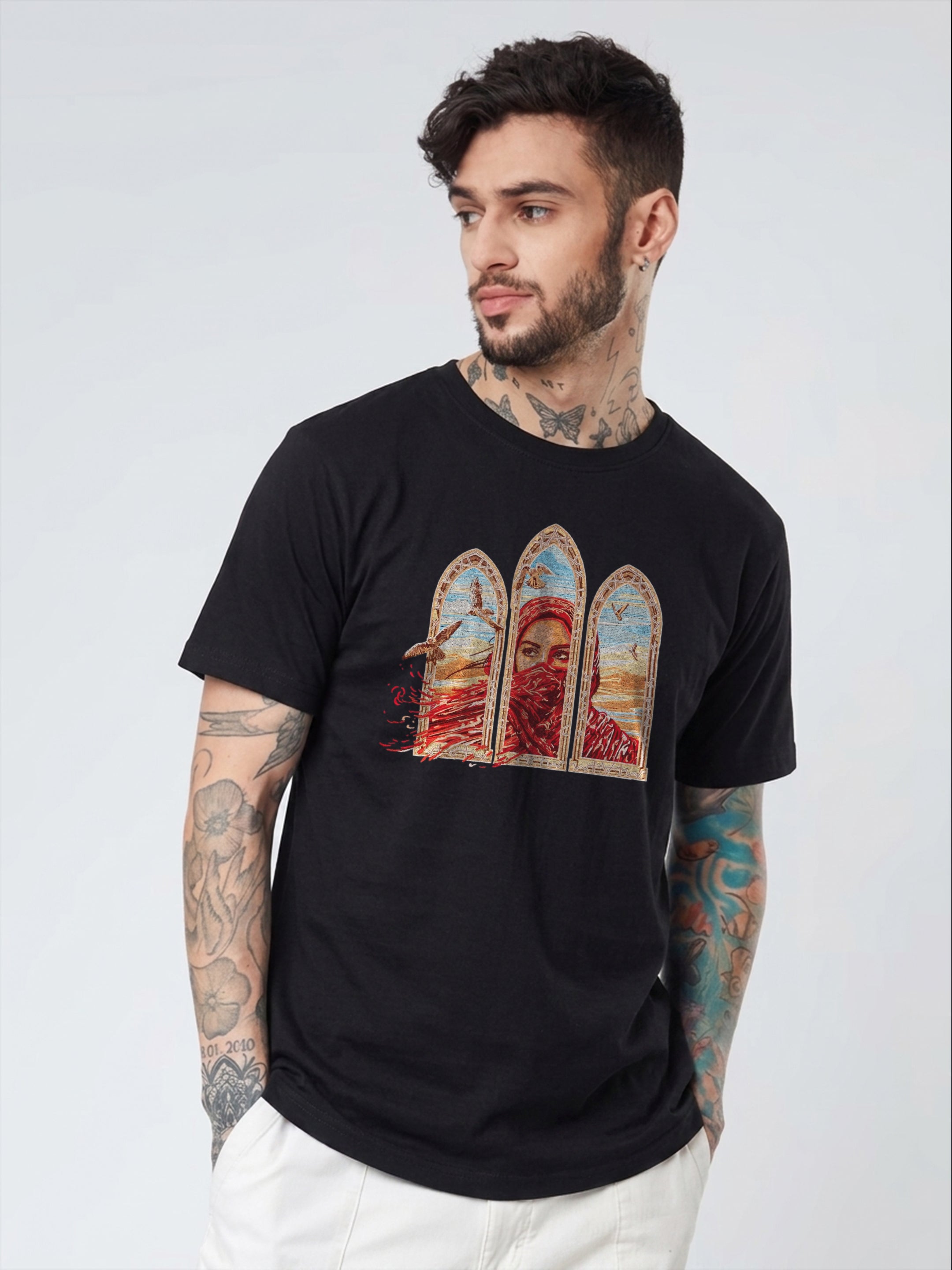 Regular Fit T-Shirt For Men - Desert Muse