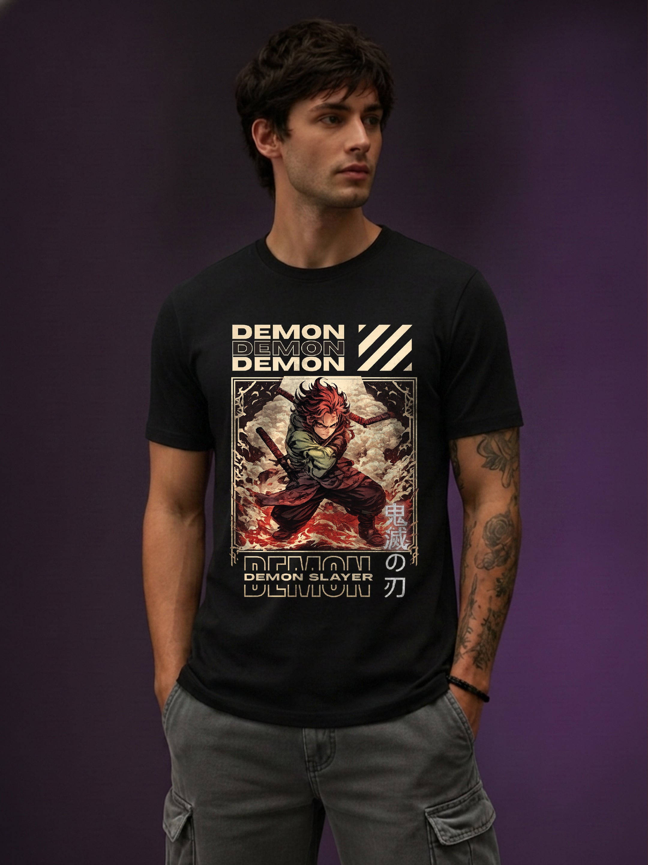 Regular Fit T-Shirt For Men - Demon