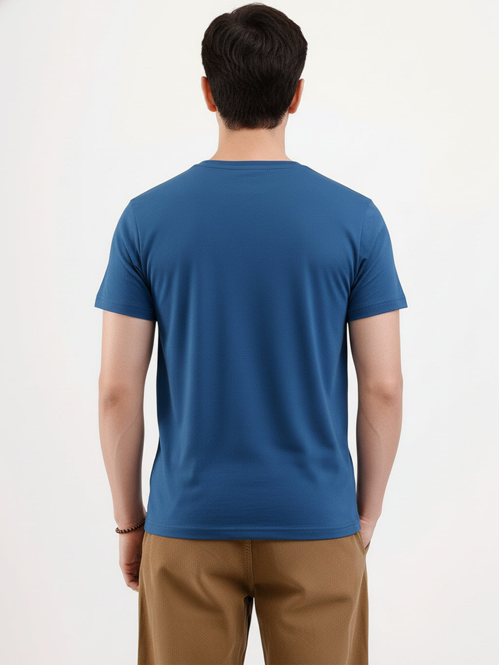 Basic Regular Fit T-Shirt For Men - Royal Blue