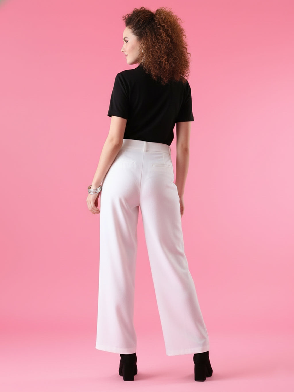 Essential Black Polo T-Shirt For Women