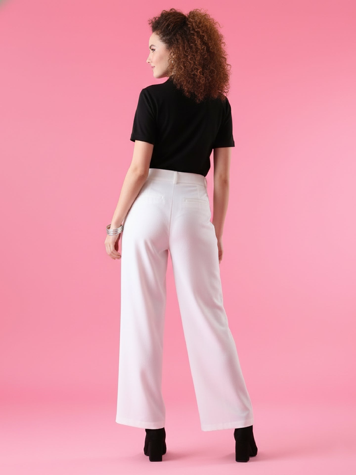Essential Black Polo T-Shirt For Women