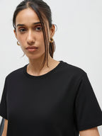 Basic Regular Fit T-Shirt For Women - Black