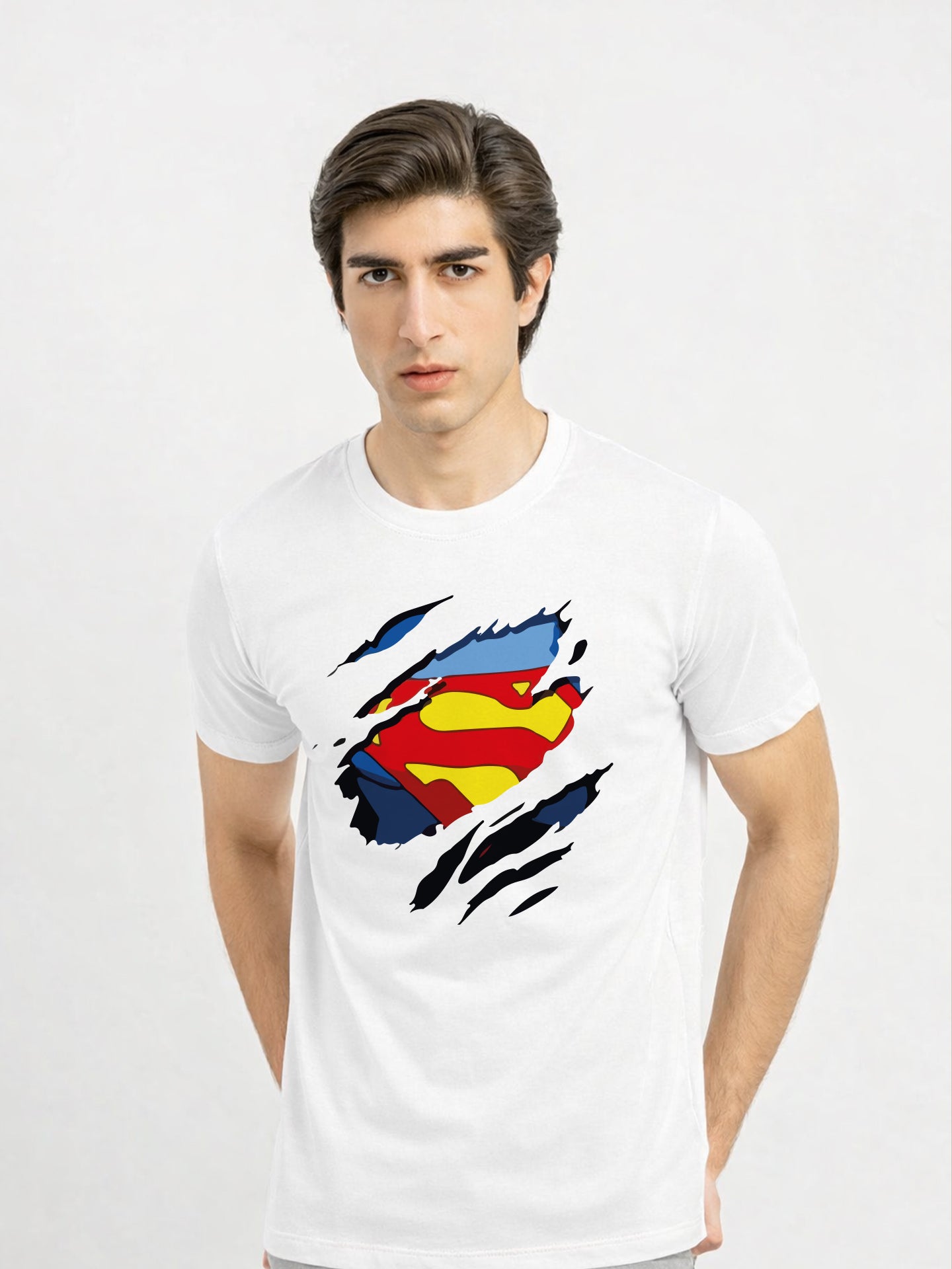 Regular Fit T-Shirt For Men - Super Man