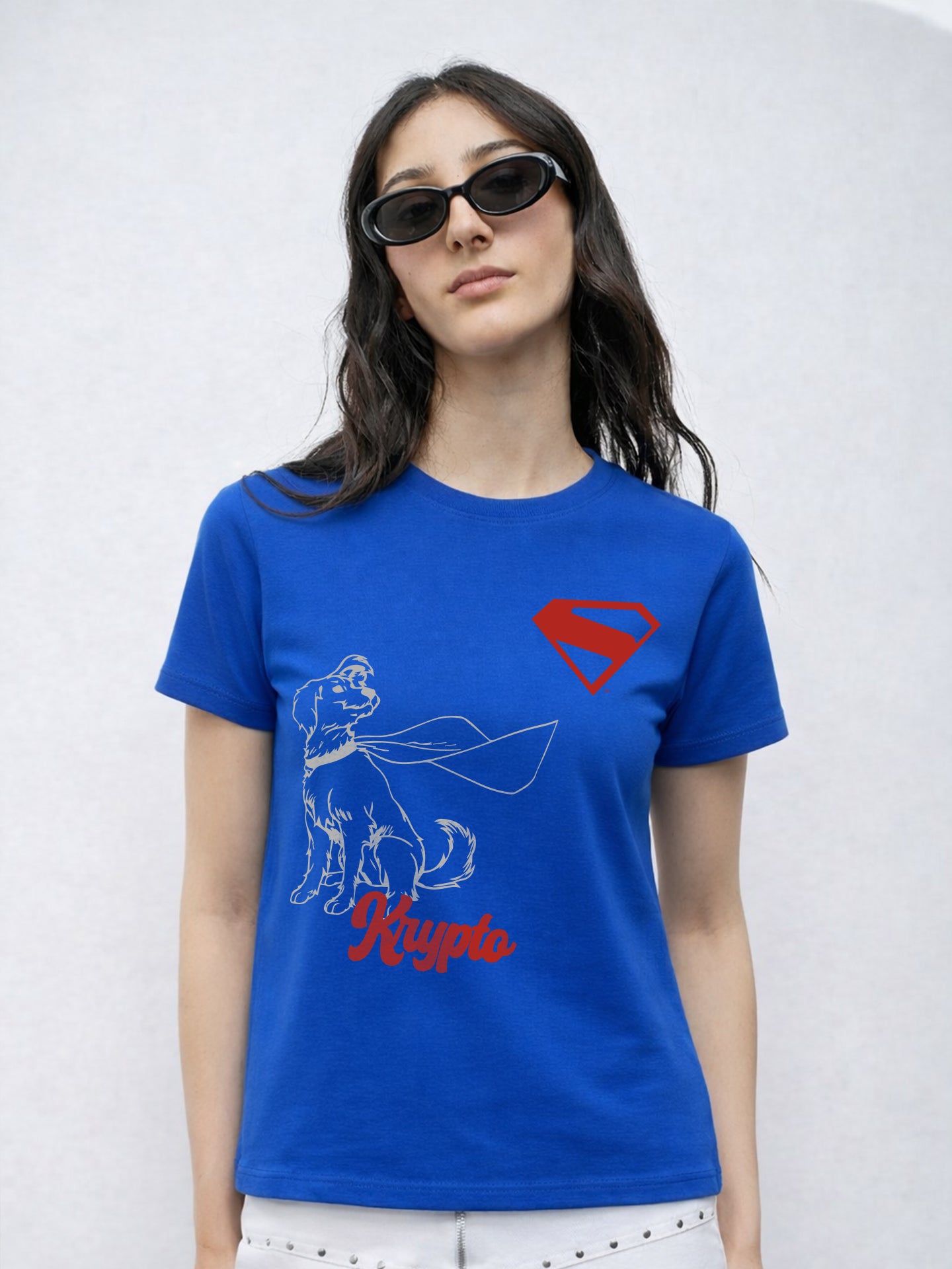 Regular Fit T-Shirt For Women - Krypto