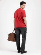 Basic Regular Fit T-Shirt For Men - Red
