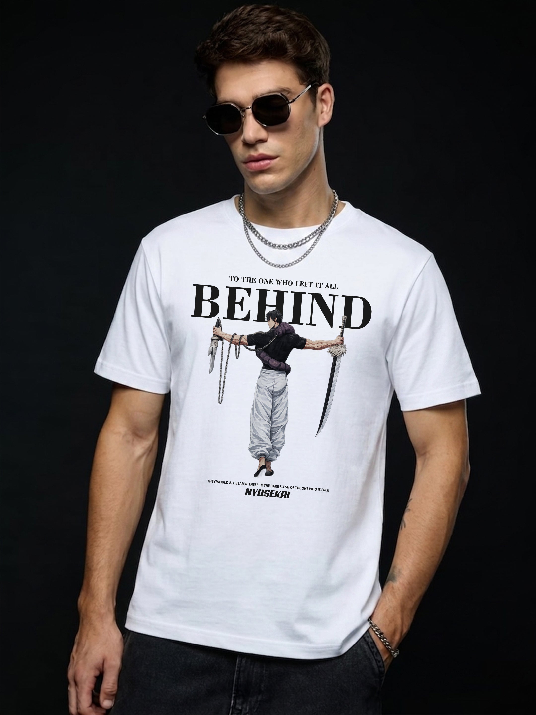 Regular Fit T-Shirt For Men - Behind