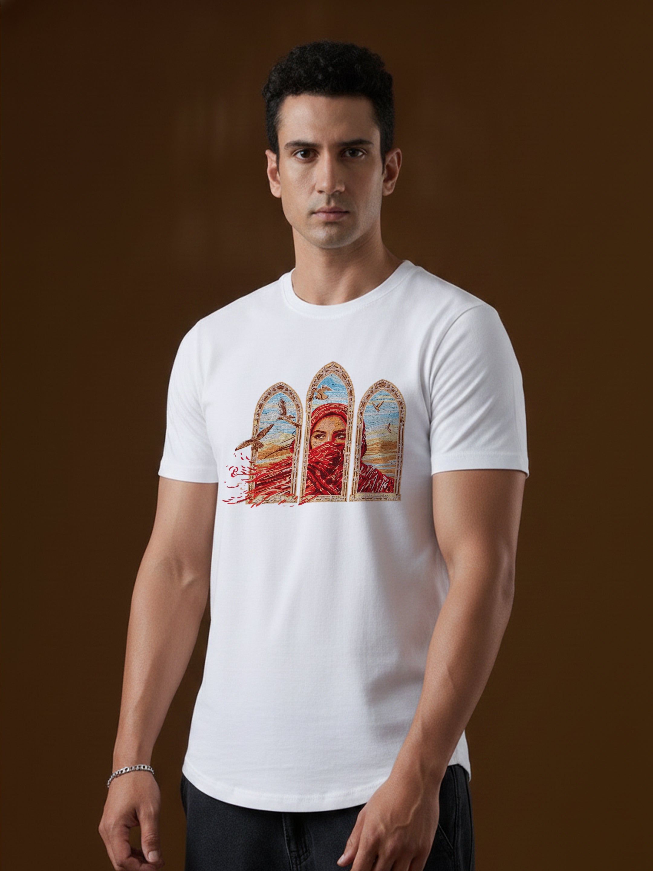 Regular Fit T-Shirt For Men - Desert Muse