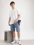 Basic Regular Fit T-Shirt For Men - White