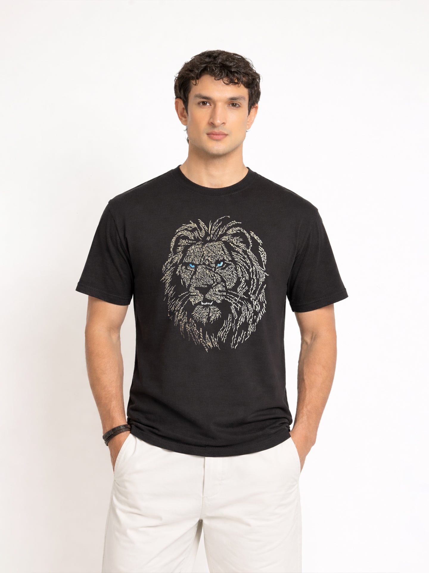 Regular Fit T-Shirt For Men - Lion