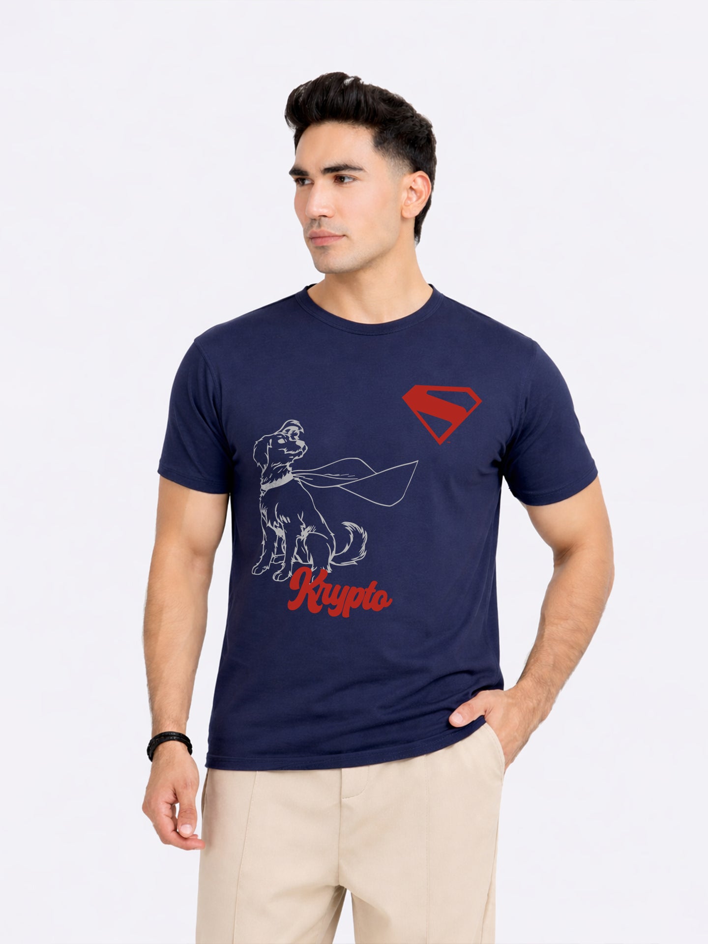 Regular Fit T-Shirt For Men -  Krypto