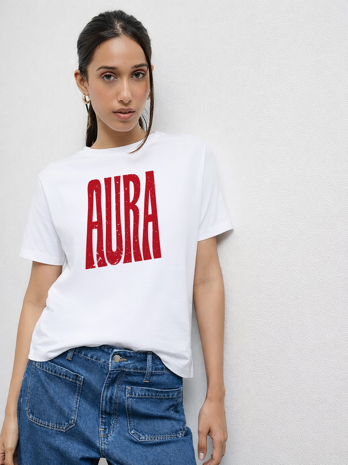 Regular Fit T-Shirt For Women - Aura