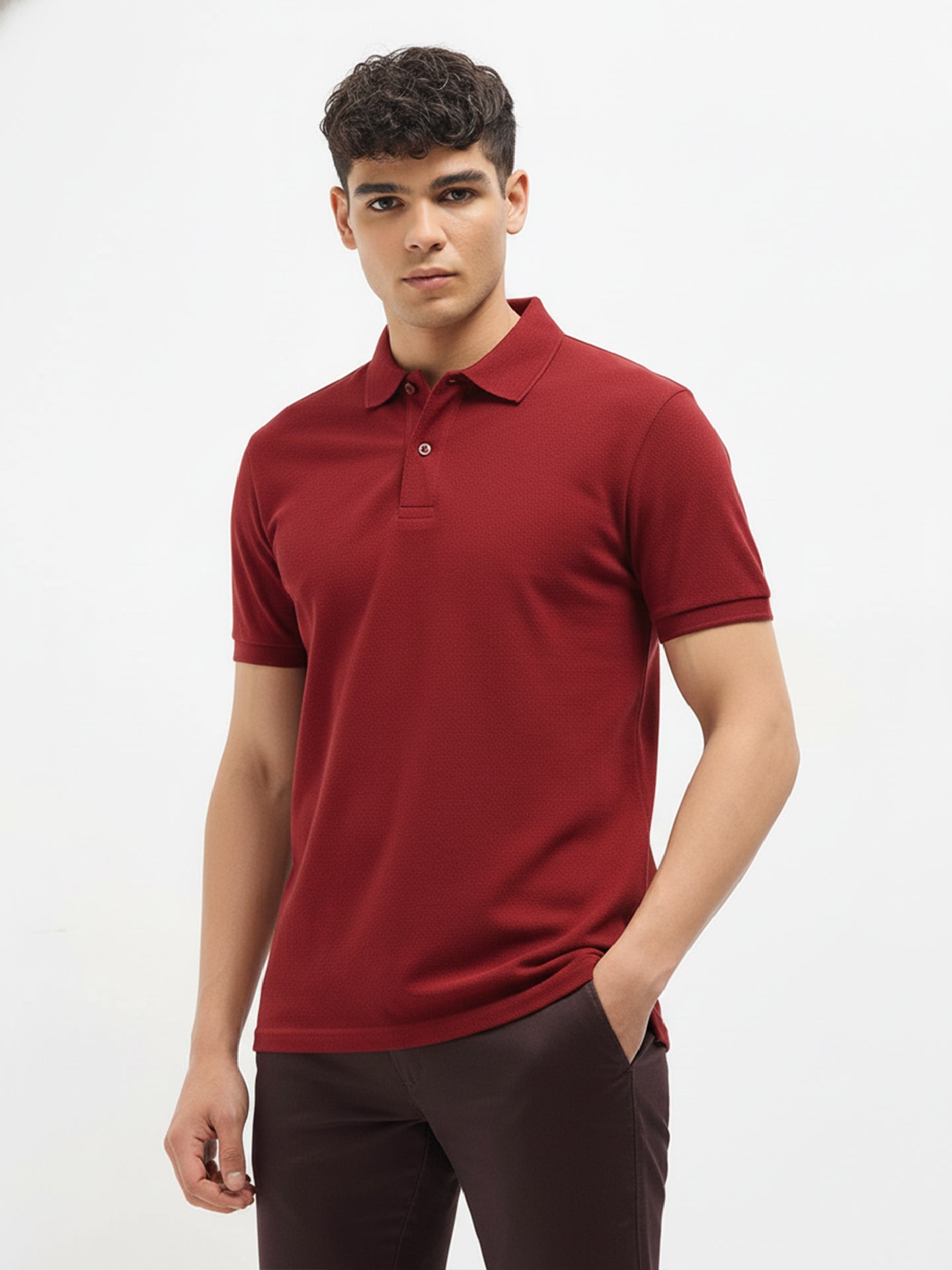 Essential Red Polo T-Shirt For Men