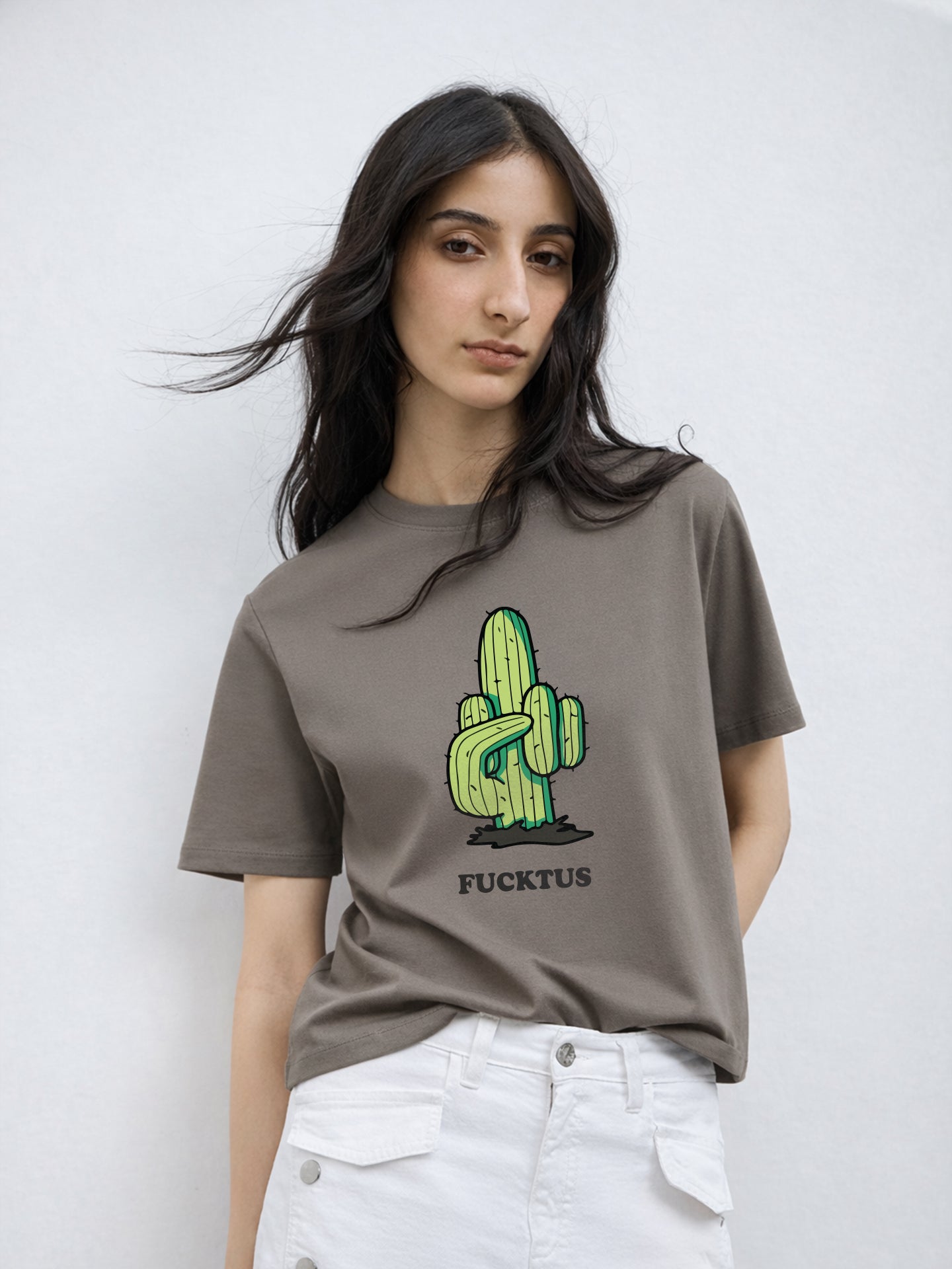 Regular Fit T-Shirt For Women - Fucktus