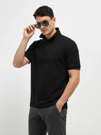 Essential Black Polo T-Shirt For Men