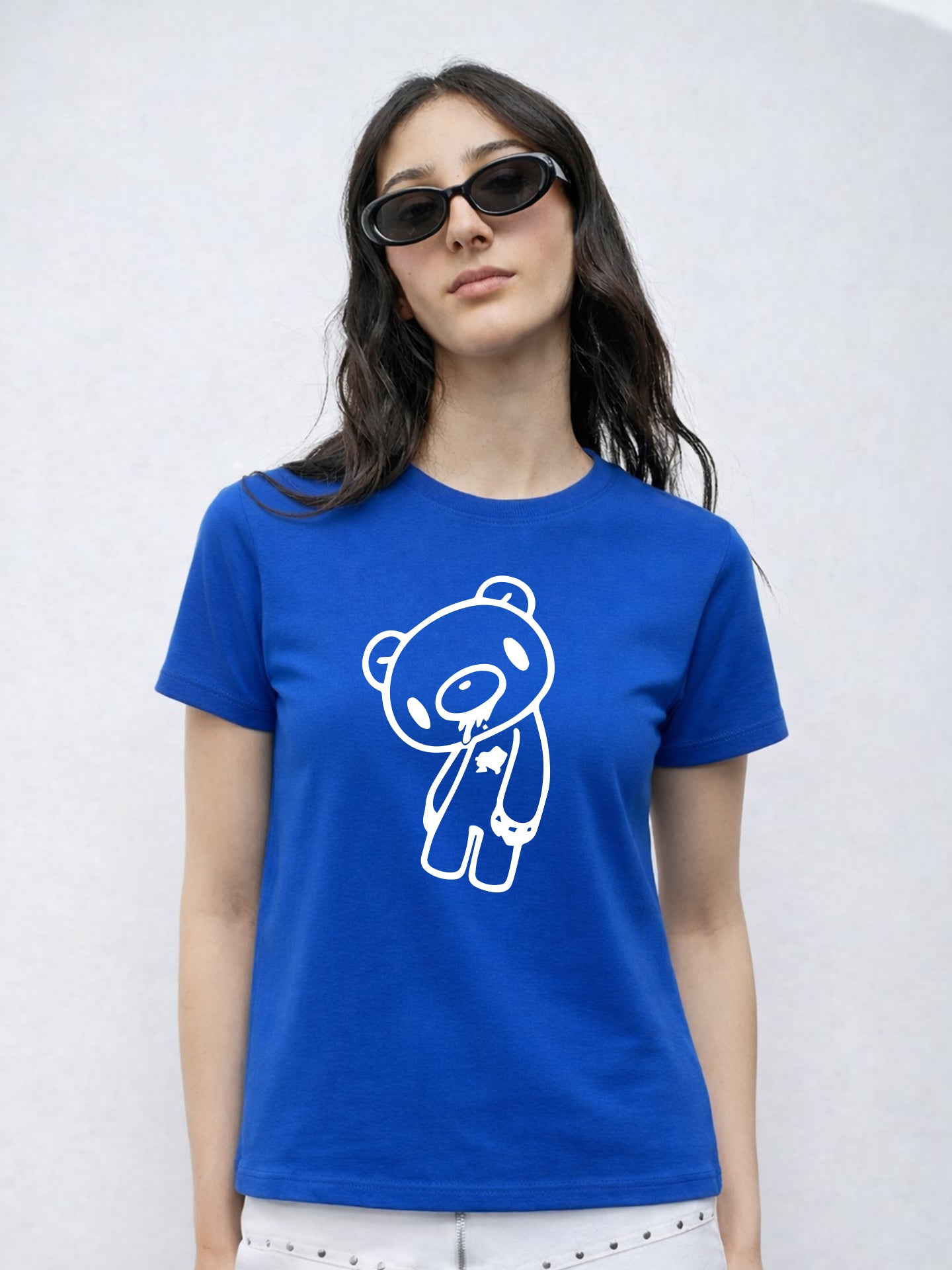 Regular Fit T-Shirt For Women - Sad Teddy