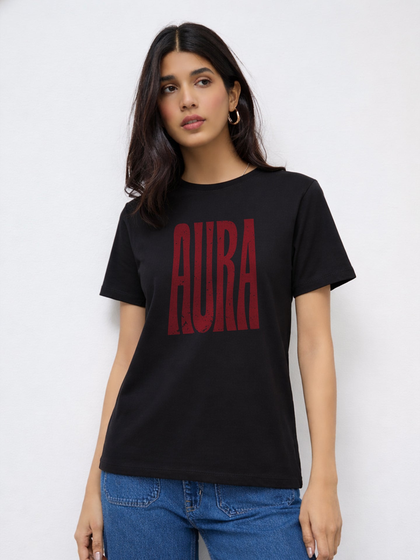 Regular Fit T-Shirt For Women - Aura
