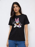 Regular Fit T-Shirt For Women - Daisy Duck