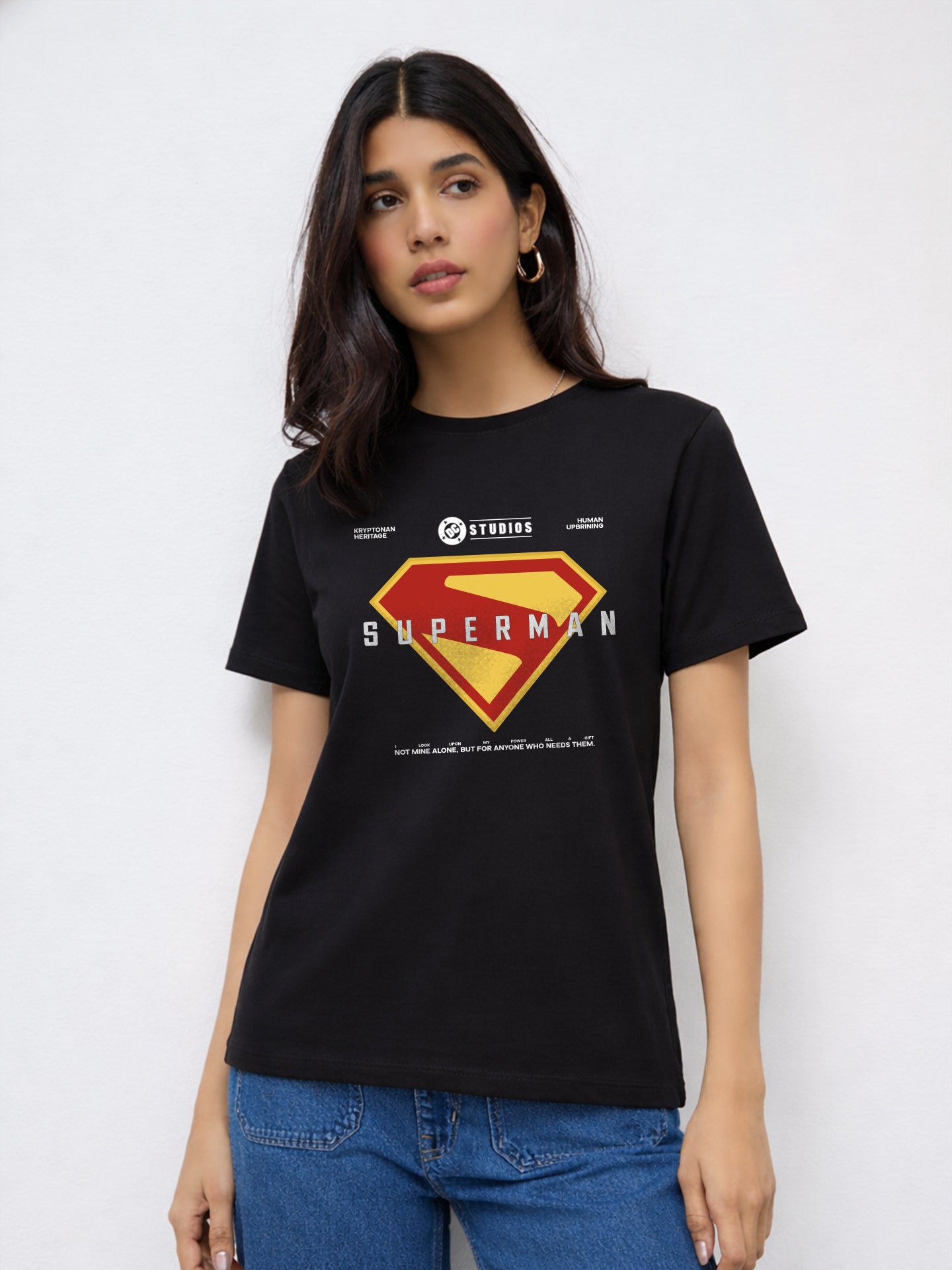 Regular Fit T-Shirt For Women - Superman DC Studios