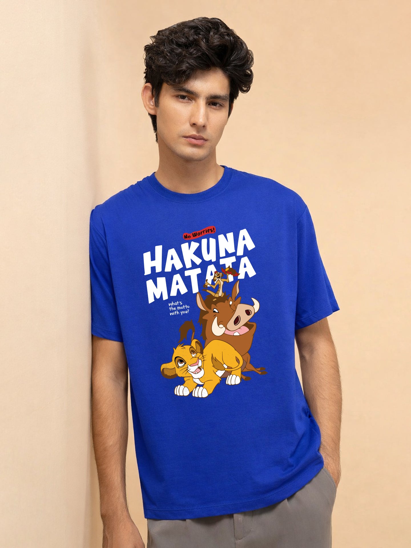Regular Fit T-Shirt For Men -  Hakuna Matata