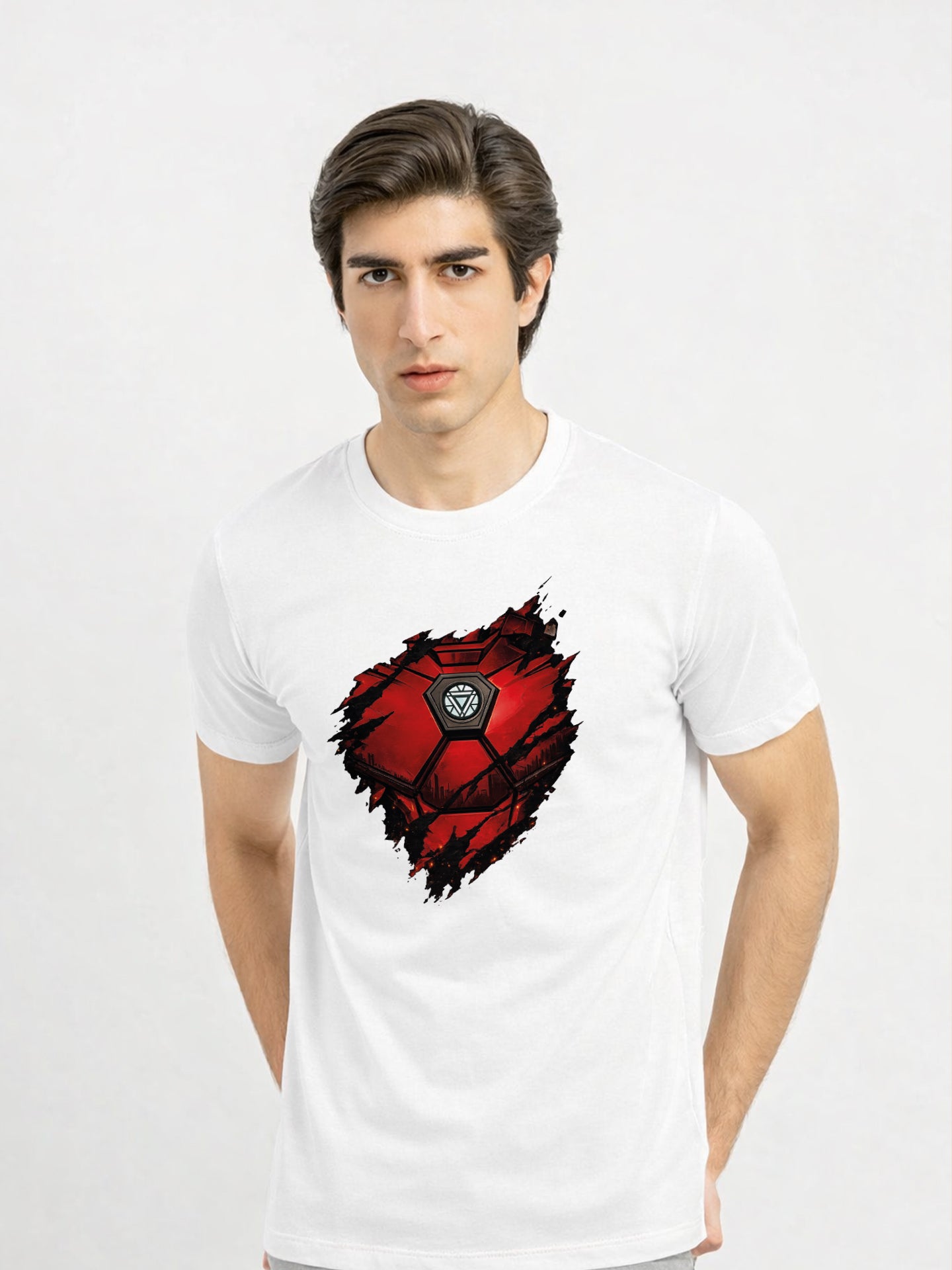 Regular Fit T-Shirt For Men - Iron Man