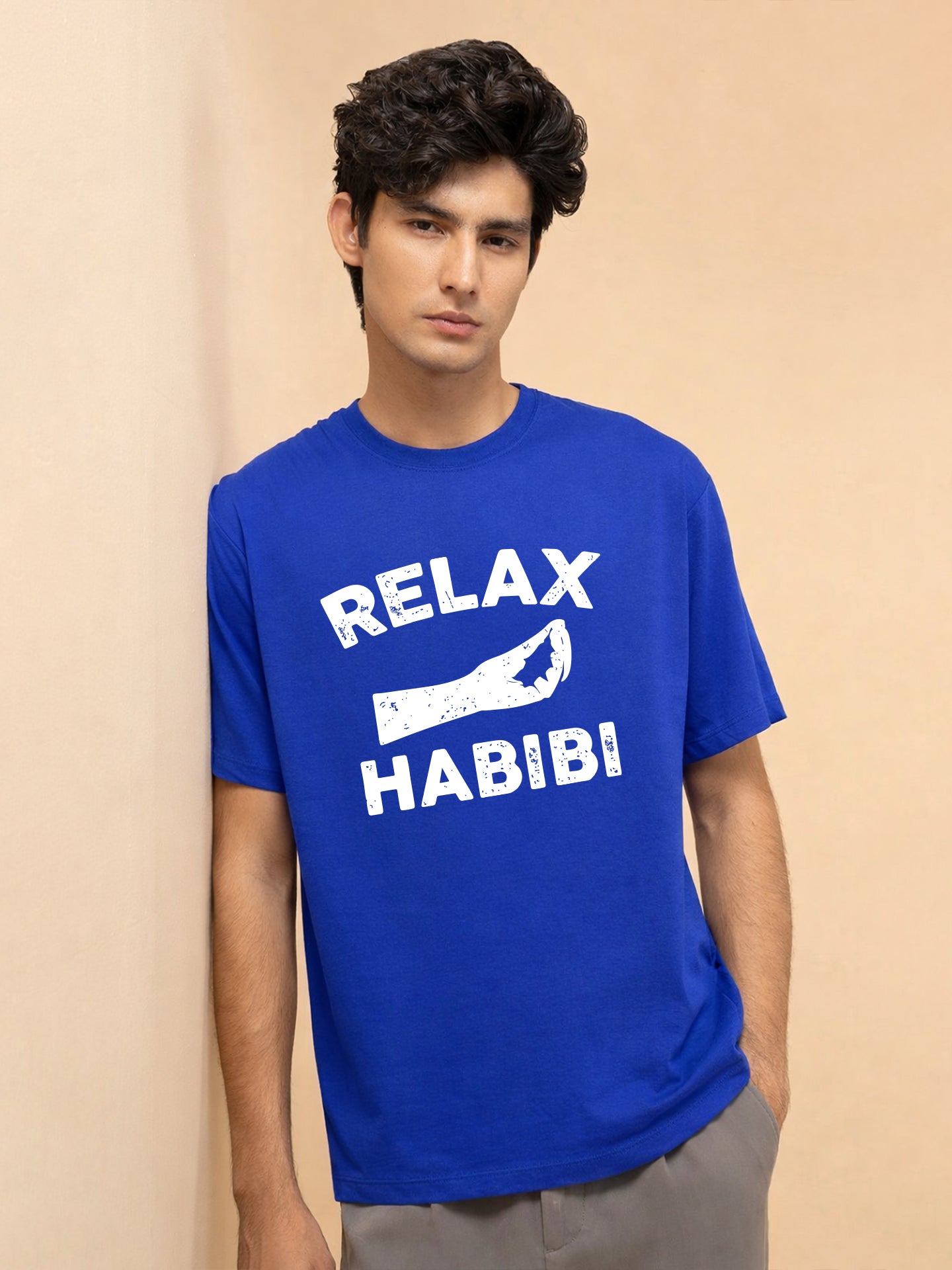 Regular Fit T-Shirt For Men - Relax Habibi